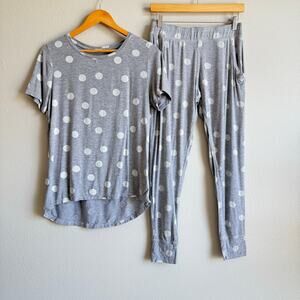 Plain Jane Polka Dot Pajama Set Size Small